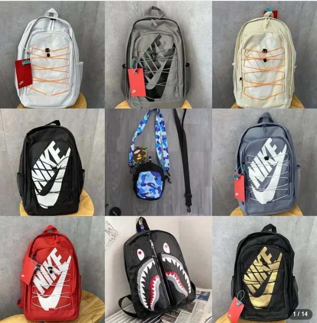 Trendy high street backpack