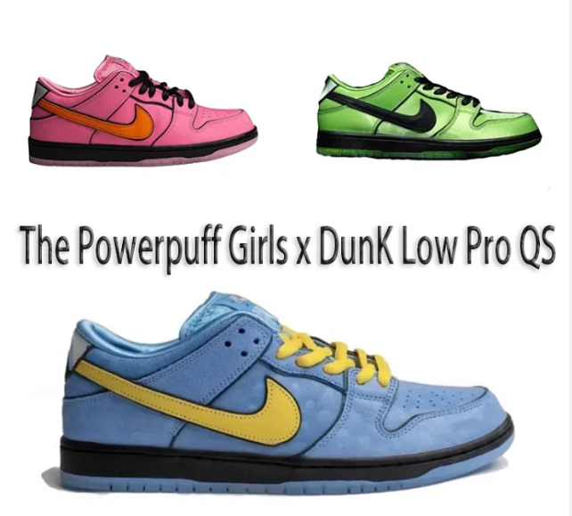 The Powerpuff Girls x DunK Low Pro QS