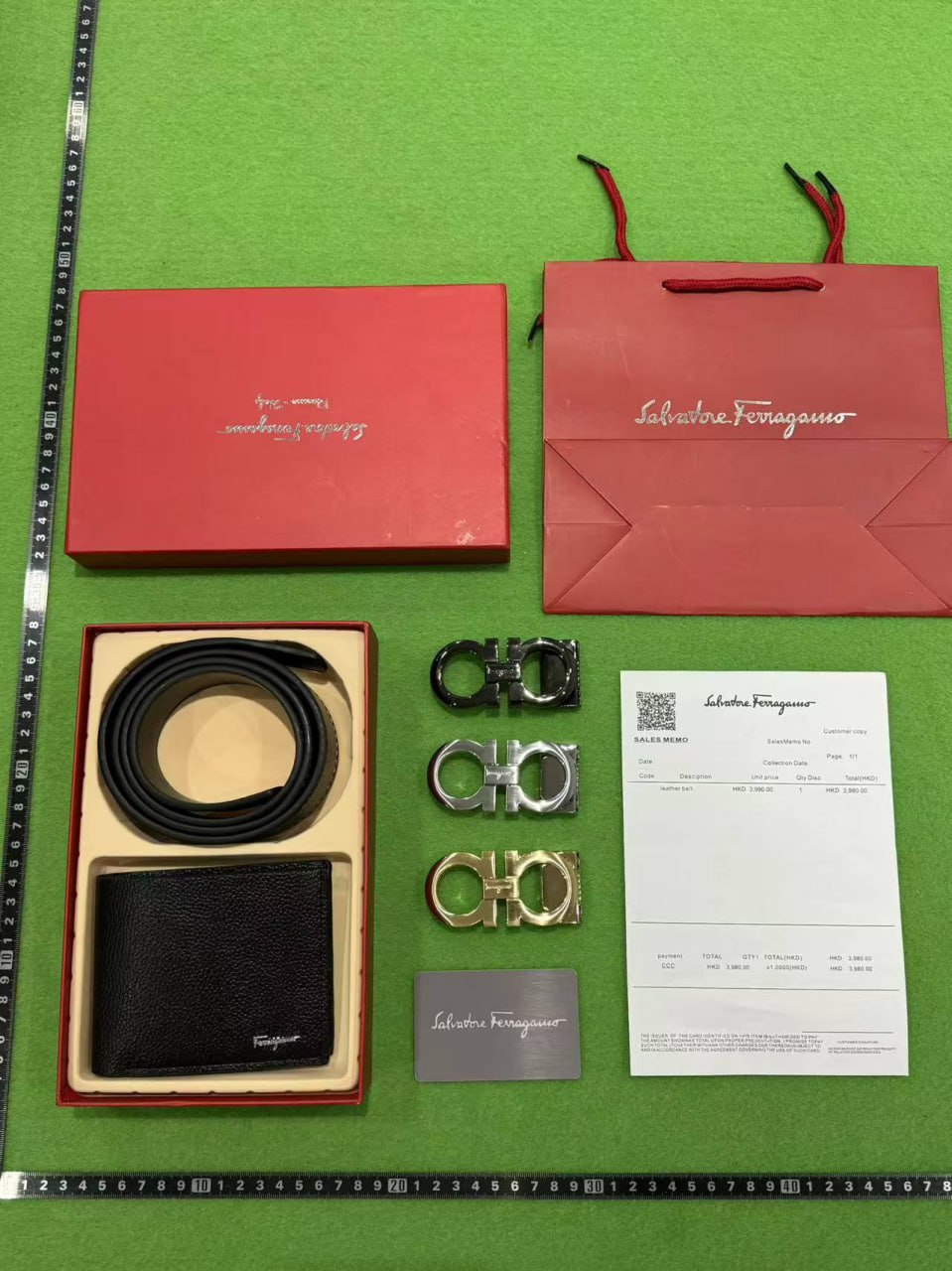 Brand belt wallet gift box