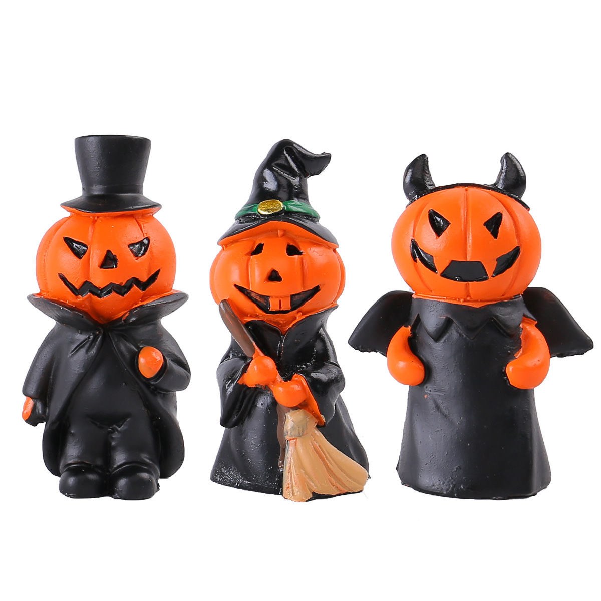 Halloween pumpkin devil
