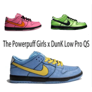 The Powerpuff Girls x DunK Low Pro QS